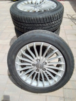 Predám lúčove 4ks 17 "elektróny 5x112 obuté na zimných pneu – fotka 4